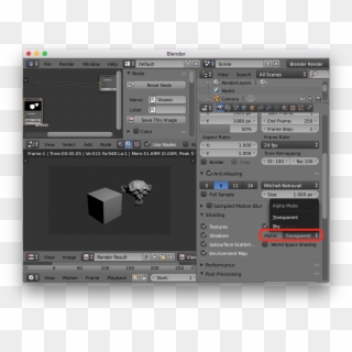 Blender Render Transparent Background - Graphics Software Clipart
