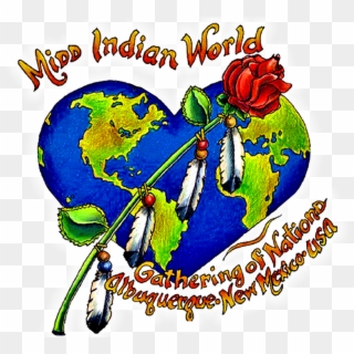 Miss Indian World Logo Clipart