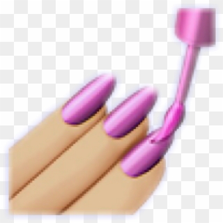 #painting #paint #pink #nails #paintingnails #emoji - Toothbrush Clipart