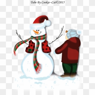 Par Cookie-cat Creations Dans Accueil Le 12 Décembre - Snowman Clipart
