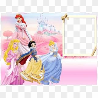 Free Png Walt Disney Princesses Kids Transparent Frame - Disney Princess Birthday Backgrounds Clipart