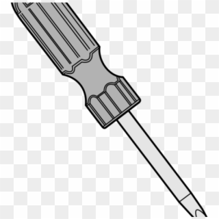 Screwdriver Clipart Black And White - Png Download