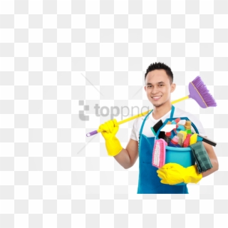 Free Png Cleaning Png Png Image With Transparent Background - Cleaning Man Clipart