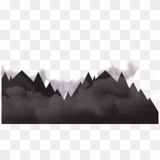 Mountains-clouds - Architecture Clipart