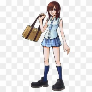 Kairi Wearing School Uniform - Kingdom Hearts Kairi School Clipart