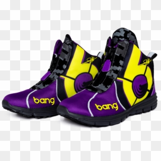 Bang Kicks Purple Haze Camo Fighter - Running Shoe Clipart