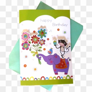 607 Single Birthday Card - Paper Clipart