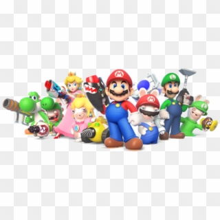 Mario Rabbids All Characters Clipart