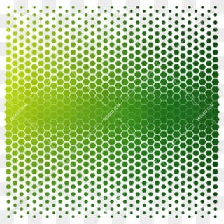 Halftone Dotted Hexa Degrade Casal Limeade - Dotted Gradient No Background Clipart
