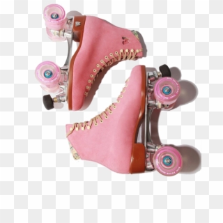 Myedits Pink Transparent Rollerskates Transparency - Vintage Pink Roller Skates Clipart