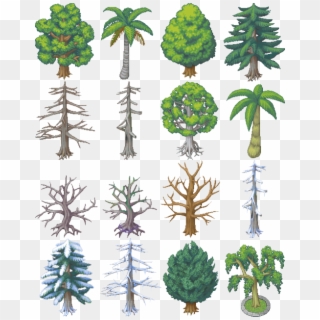 Ultra Simple Trees - Rpg Maker Xp Clipart