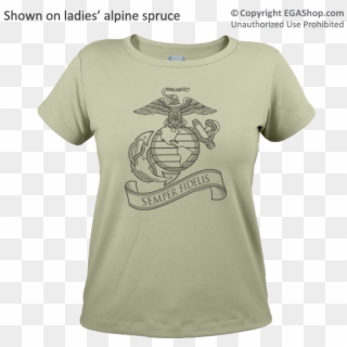 Usmc Drawing Semper Fidelis - Eagle Globe And Anchor Clipart