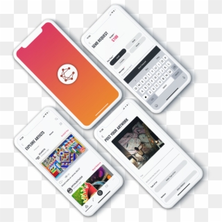 Hero Mockup - Smartphone Clipart