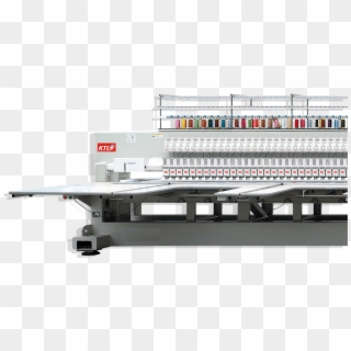 High Speed Embroidery Machines - Assembly Line Clipart