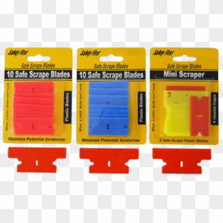 Plastic Razor Blade Sample Kit - Toy Clipart