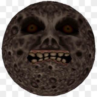 Scary Moon - Majora's Mask 4 Hours Remain Clipart