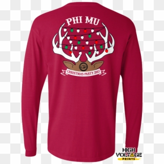 Phi Mu's Christmas Party - Long-sleeved T-shirt Clipart