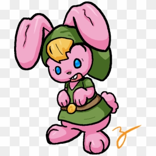 A Link To The Past - Bunny Link Clipart