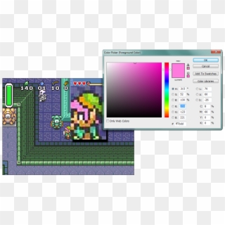 It's Hair And It's Pink - Pink Hair Snes Link Clipart