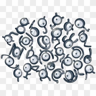 Donderdag 23 Juni - 201 Unown Clipart