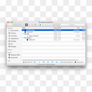 A Simple Directory Structure - Mac Os Efi Folder Clipart