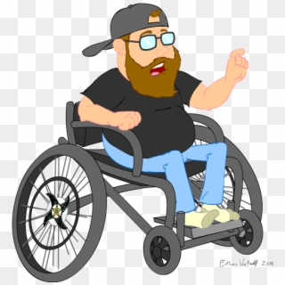 Sir Motormouth - Motorized Wheelchair Clipart