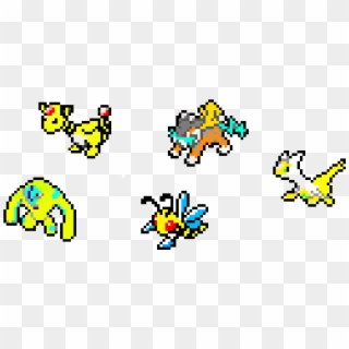 A Wild Beedrill And Latias And Deoxys Clipart
