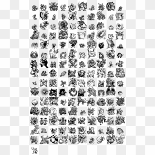 All Original Pokemon Sprites - Pokemon Red All Pokemon Sprites Clipart