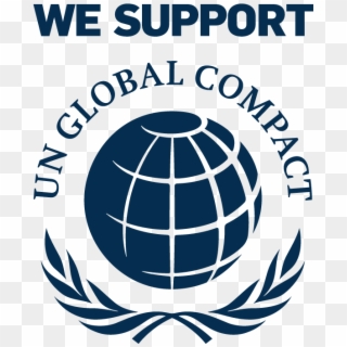 Nations Global Compact, The International Organization's - We Support Un Global Compact Logo Clipart