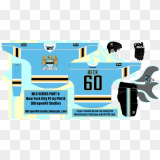Thursday A Little Rushed Hockeyjerseyconcepts - Manchester City Clipart