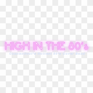High In The 80's Neon Logo - Re So Special To Me Clipart