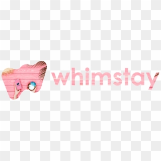 Whimstay Logo Pnk Board Horizontal - Graphic Design Clipart