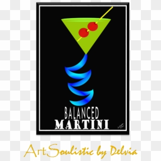 “balanced Martini” - Graphic Design Clipart