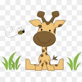 Baby Giraffe Clipart - Transparent Baby Giraffe Cartoon - Png Download