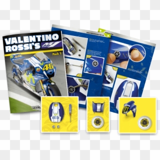 Valentino Rossi's Motogp Bike, The Yamaha Yzr-m1 In - Flyer Clipart