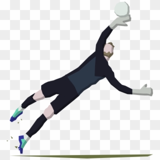 Fixed Minimalistic De Gea Without Bg - Running Across Finish Line Clipart