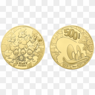 The Obverse Of The Gold €500 Presents Full-length Portraits - Scrooge Mcduck Gold Coin Graded Clipart
