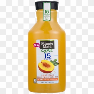 Minute Maid Light 15 Calories Light Peach Fruit Drink Clipart