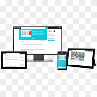 Multiple Device Mockup Of A Monitor Andro - Sharepoint Clipart