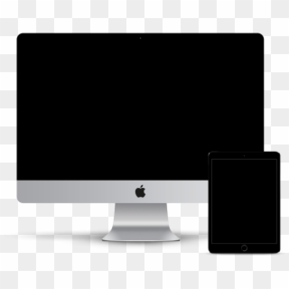 Imac & Tablet Mockup - Desktop Computer Clipart
