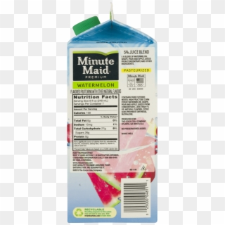 Minute Maid Premium Fruit Drink Watermelon 59 Fl Oz - Minute Maid Tropical Punch Nutrition Label Clipart