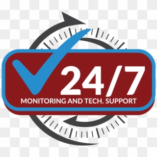 24/7 Monitoring And Tech - 24 7 Networks Support Clipart