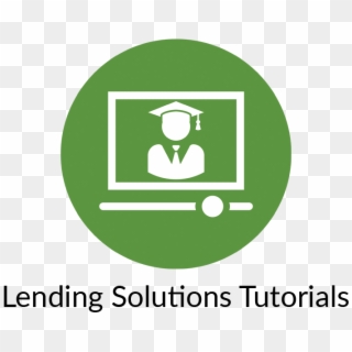 Green Lending Solutions Icon - Cartoon Clipart