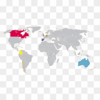 Click In Every Country - Korea Vs Canada Size Clipart
