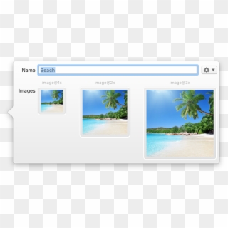A Single Image In Library Can Hold Up To 3 Image Files - Beach Clipart
