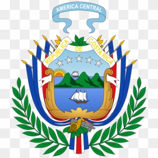 Coat Of Arms Of Costa Rica - Costa Rica Clipart