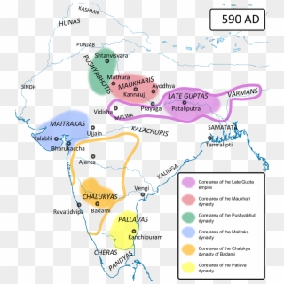 Political Map Of India Around - Slave Dynasty In Map Clipart