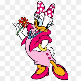 Daisy Duck Clip Art - Stickers Daisy Disney Png Transparent Png