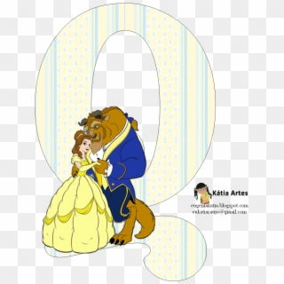 Alfabeto Disney, Beauty And The Beast Party, Enchanted, - Beauty And The Beast Picture Clipart - Png Download