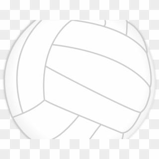 2000px-volleyball - Sv - - Transparent White Volleyball Clipart